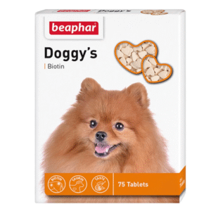 Вітамінізовані ласощі Doggy's+Biotin з біотином (75 табл)