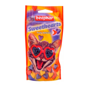 Смачні та корисні сердечка Sweethearts для котів і кошенят 150 шт