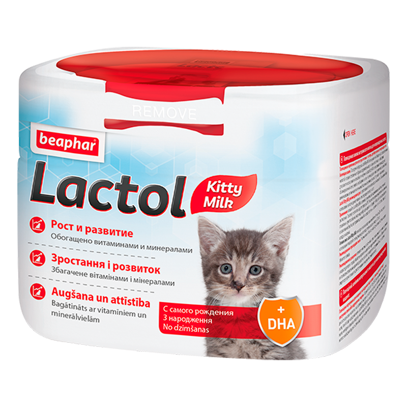 Молочна суміш Lactol Kitty Milk для вигодовування кошенят (250гр)