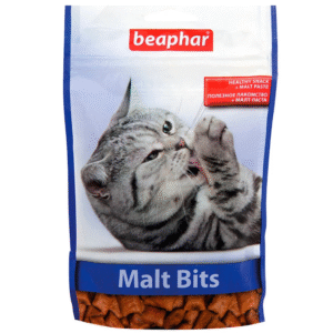 Смачні і корисні подушечки Malt Bits з мальт-пастою для котів (150гр)