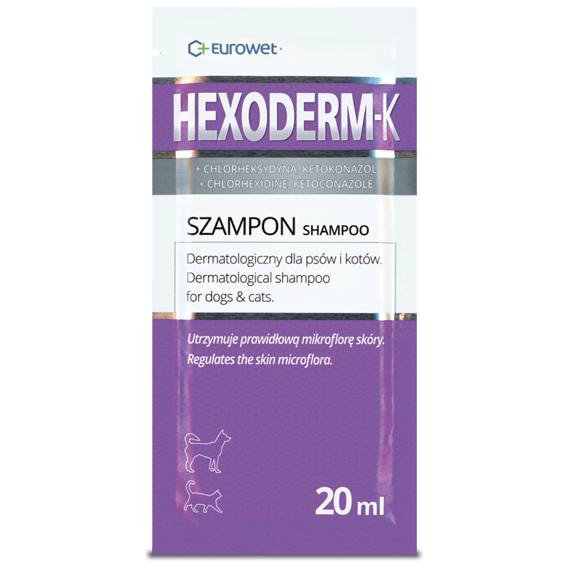 Гексодерм-К (Hexoderm-К) дерматологічний шампунь 20 мл
