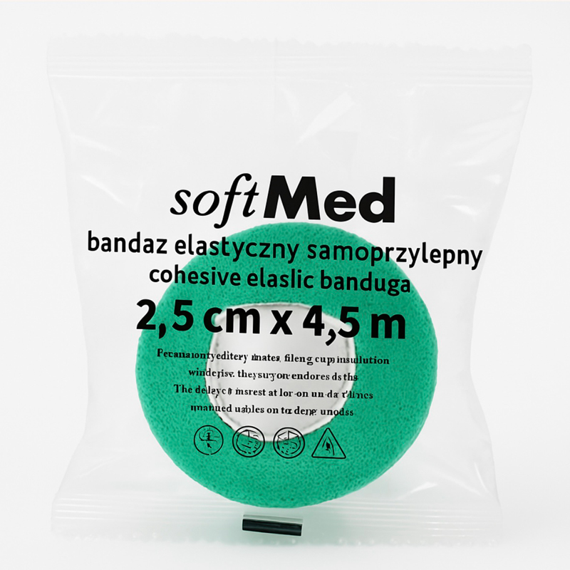 SoftMed пов'язка фіксуюча 2,5см х 4,5м