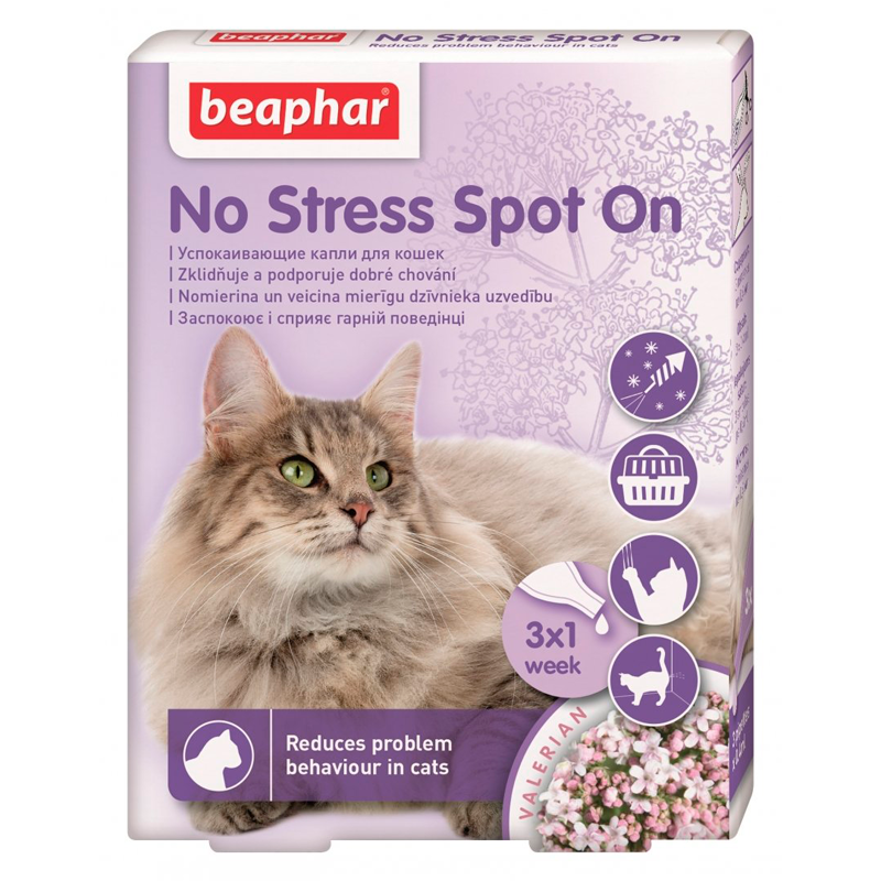 No Stress Spot On краплі від стресу для котів