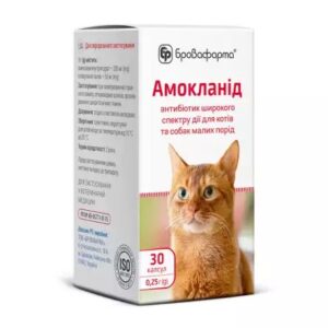 Амокланід 30 капсул х 0,25 гр